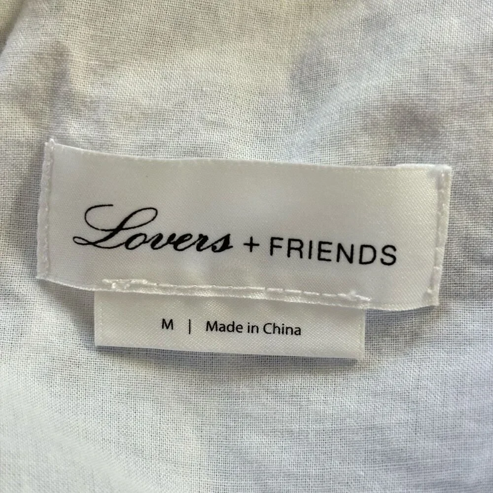 Lovers + friends Aden floral romper medium